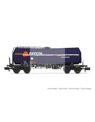 ARNOLD RENFE, 4-ACHS-KESSELWAGEN, BLAUDEKORATION, „REPSOL“