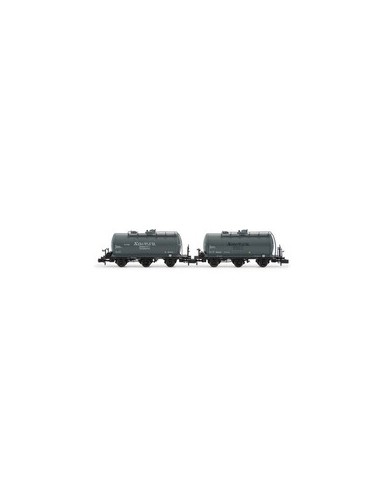 ARNOLD RENFE, SET OF 2 3-AXLE PR TANK CARS, “Savesa” DECORATION