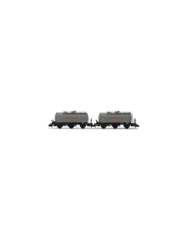 ARNOLD RENFE, SET OF 2 "CAMPSA" 3-AXLE PR TANK CARS