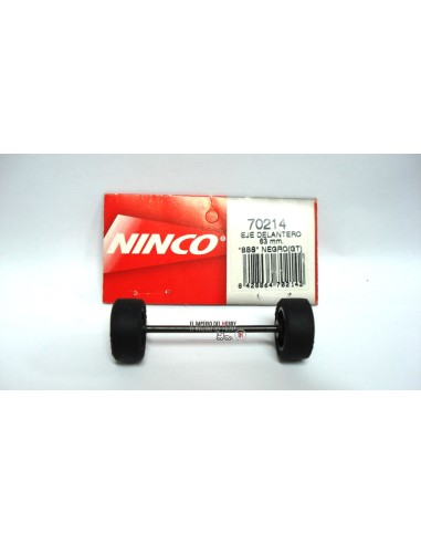 NINCO FRONT AXLE 15 X 8´3 BBS BLACK (GT) 63 mm